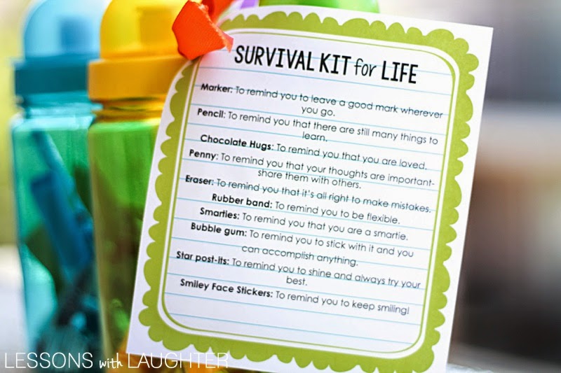 Survival Kit for Life: An end-of-the-year gift for students
