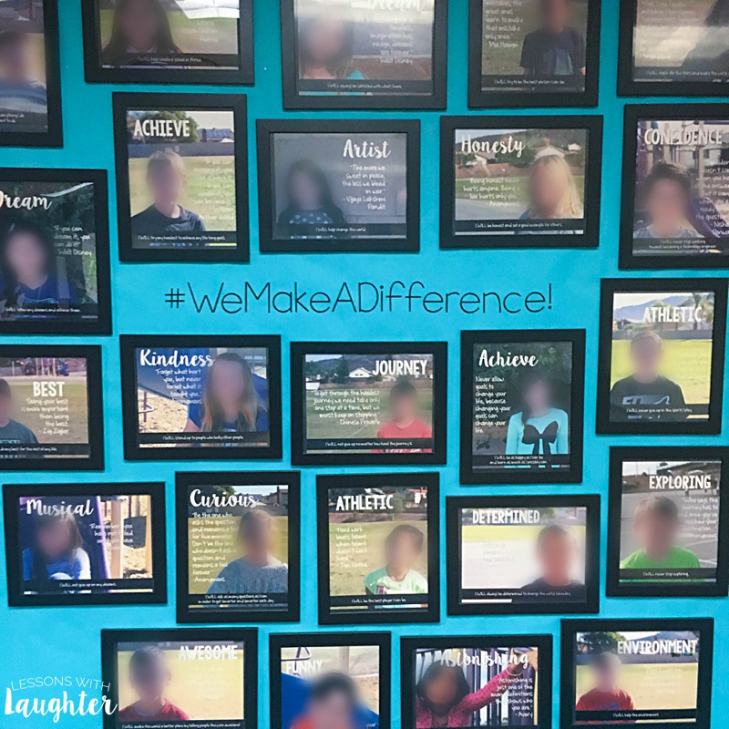 Building a Positive Classroom Community with a Student Photo Wall