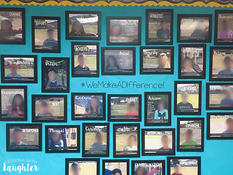 Building a Positive Classroom Community with a Student Photo Wall