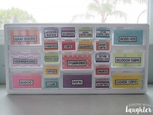Colorful Toolbox Organizer - Lessons with Laughter