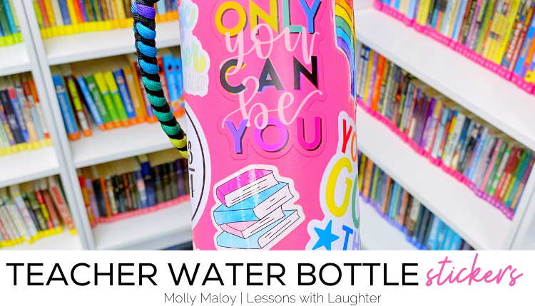 My favorite water bottle stickers for teachers!