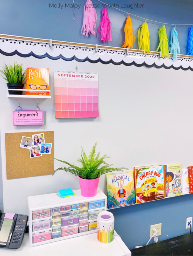 Sharing lots of great Bulletin Board Ideas and Tips for your classroom, including making use of extra whiteboard space!