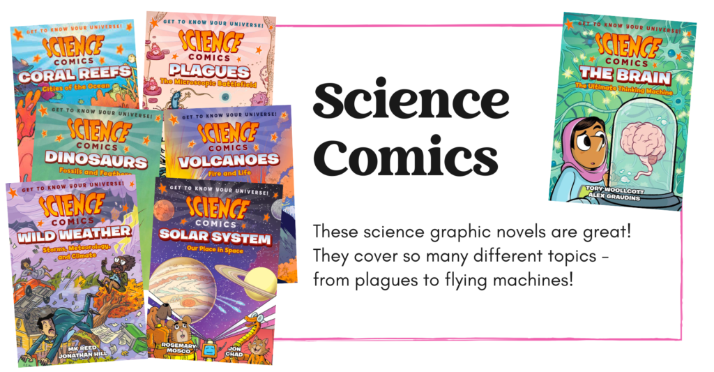Our Favorite Classroom Library Graphic Novels: Science Comics