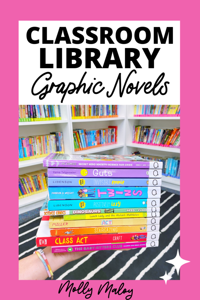 Classroom Library Graphic Novels: This blog post has a list of some of my students' favorite books!