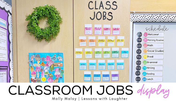 Classroom Jobs Display Management Molly Maloy