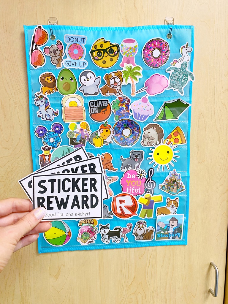 Sticker Reward Classroom Management Strategy